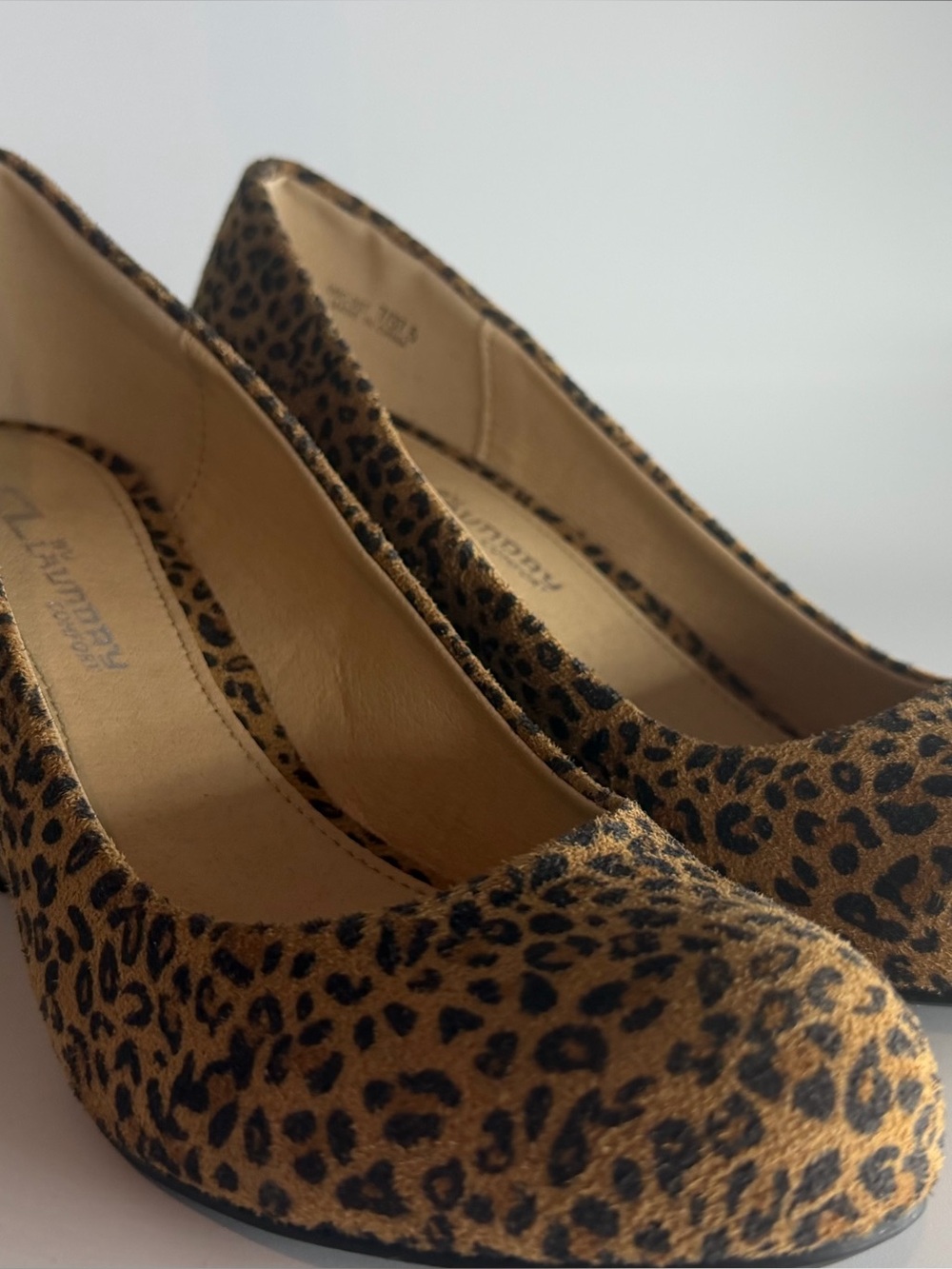 Leopard Print Women's Pumps - Brown/Black 7M
